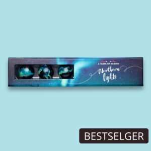 Gaveeske 6 biter Northern Lights Chocolate