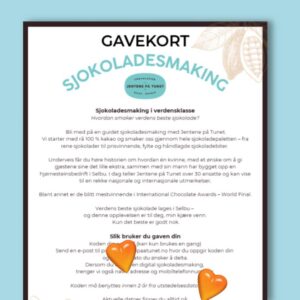 Gavekort på Sjokoladesmaking