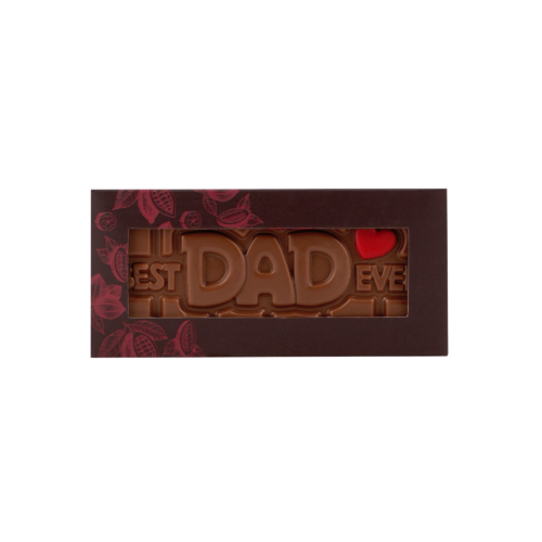 Sjokoladeplate med tekst
