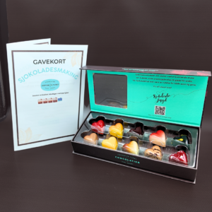 Sjokoladeopplevelsen – håndlaget sjokolade  og gavekort til sjokoladesmaking